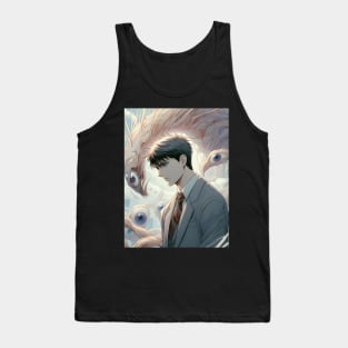 Anime Wonderland: Whimsical Art Prints Featuring Manga-Inspired Designs for Otaku Bliss! Tank Top